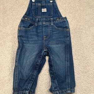 OshKosh B'gosh Blue Denim Overalls Classic Bib Style